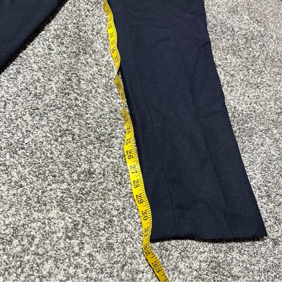 Pendleton Womens Pants Blue Size 14 High Rise Lined 100% Virgin Wool USA Note! - Picture 2 of 11